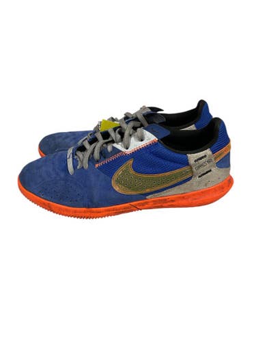 Used Nike Soccer Indoor Shoes Royal Blue Junior 05 11847-s000033536