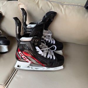 Red 2022 CCM AS-V Pro Hockey Skates Regular Width Pro Stock 7 (Used)