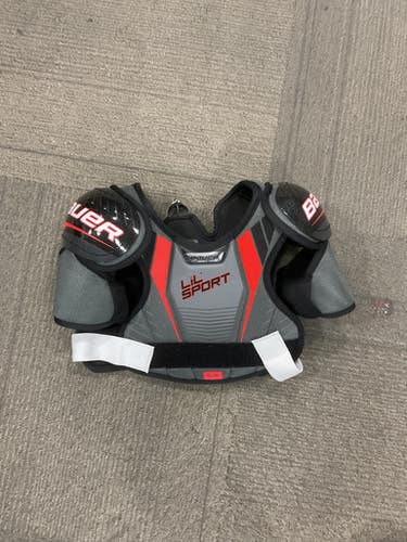 Used Bauer Lil Sport Youth Shoulder Pads Sm 11614-s000233026