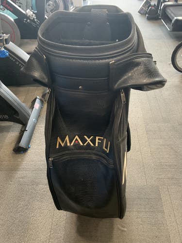 Used Maxfli Staff Bag Mens Cart Bag Black 11614-s000233237