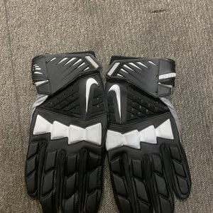 Used Nike D-tackle 7.0 Gloves Fb Gloves Black Xl 11614-s000233213