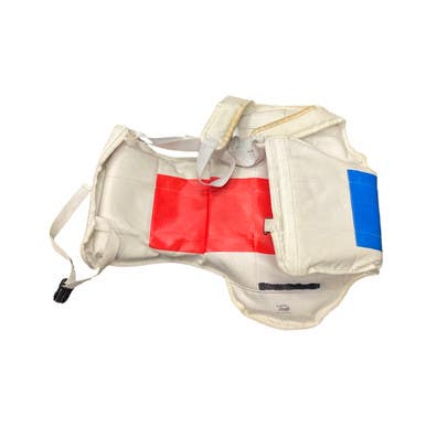Used Long Life Martial Arts Chest Guard White Lg 11859-s000029486