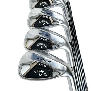 Used Callaway Apex Dcb Men's Rh Iron Set 5i-aw Senior Flex Graphite Shaft 11506-s000299483