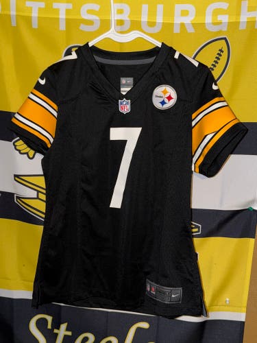 Nike NFL Pittsburgh Steelers Ben Roethlisberger Football Jersey Women’s Size Medium