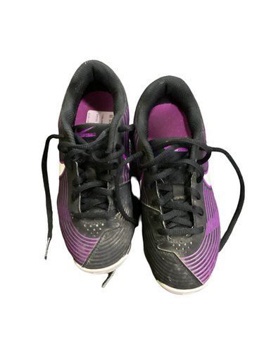 Used Nike Softball Bb Sb Cleats Purple Youth 13.0 11613-s000179222