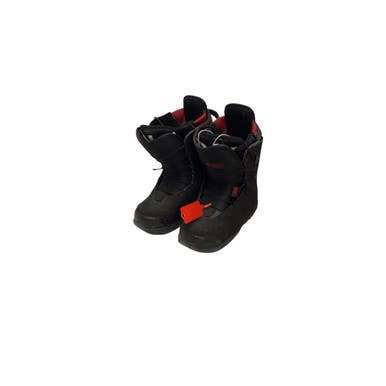 Used Burton Imprint 3 Mens Snowboard Boots Black Senior 8 11443-s000204320
