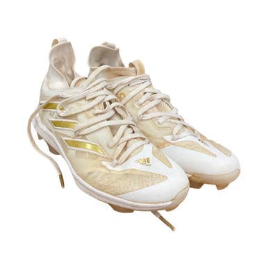 Used Adidas Adult Fb Cleats White Senior 8.5 11859-s000029636