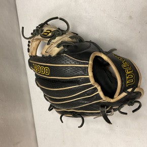 Used Wilson A2000 Bb Sb Glove Rh Throw Black 11 3 4" 11490-s000270727