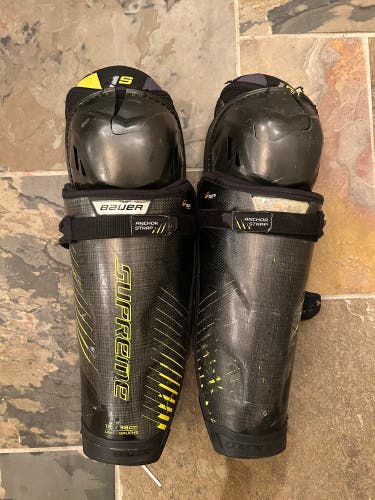 Used Bauer Supreme 1S 15" Shin Pads