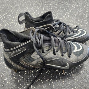 Used Nike Alpha Hurrache 8 Elite Lax Cleats Mens Black Senior 9.5 11849-s000038323