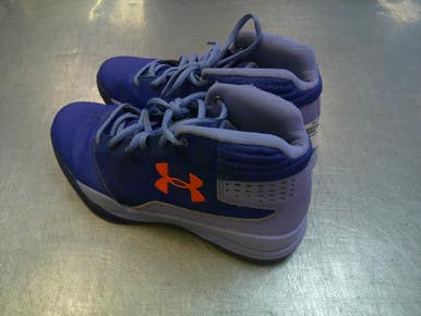 Used Under Armour Wrestling Shoes Navy Blue Youth 06.0 11339-s000200650