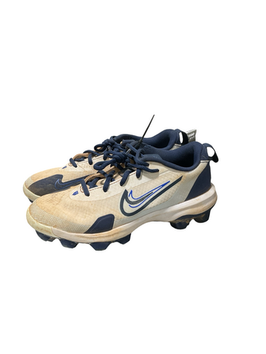 Used Nike Navy Wht Trout Cleats Bb Sb Cleats Navy Blue Junior 05 11834-s000048701