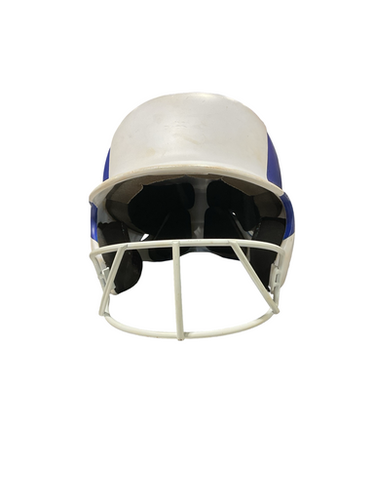 Used Easton Sz M L W Mask Batting Helmet W Mask Royal Blue One Size 11834-s000048862