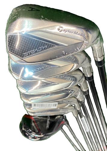 TaylorMade Stealth Combo Set 4h,5h,6-PW,AW RH Ventus 5-A Senior Graphite HC's
