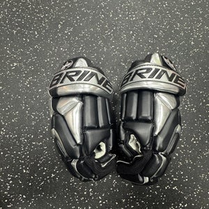 Used Brine Maximus Lacrosse Gloves Mens Black 14" 11849-s000038671