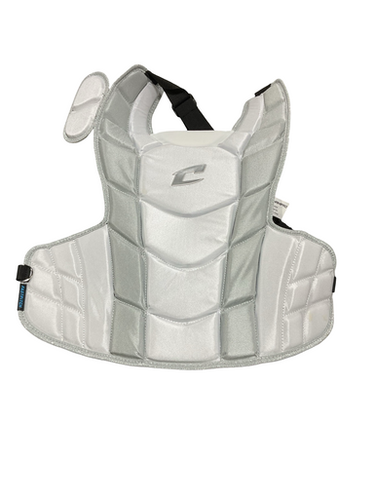 Used Champro Wht Grey Chest Guard Catchers Chest Protector White Adult 11834-s000049061