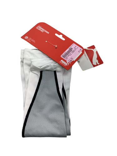Used Puma Compression Sleeve Golf Accessory White Md 11613-s000179971