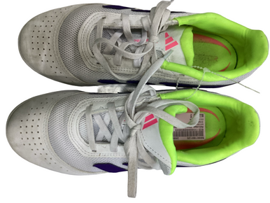Used Adidas Soccer Indoor Shoes White Senior 5 11613-s000180125