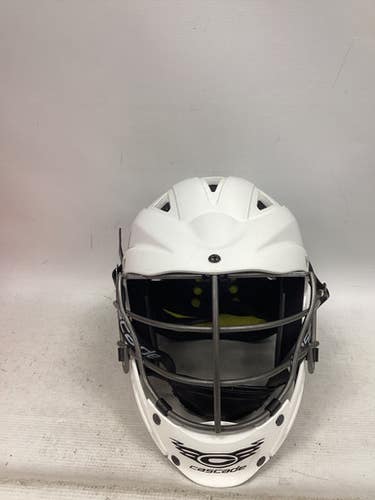 Used Cascade Cs-r Lacrosse Helmet White One Size 11851-s000045453