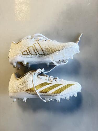 Used Adidas Jr Fb Cleats White Junior 03 11860-s000307251