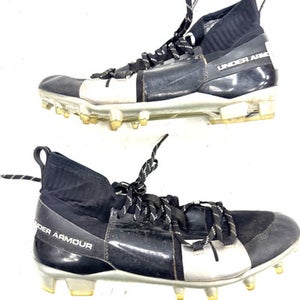 Used Under Armour Adult Fb Cleats Black Senior 10 11860-s000307280