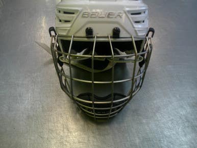 Used Bauer Re Akt 150 Helmet Cage Combo White Sm 11339-s000201019