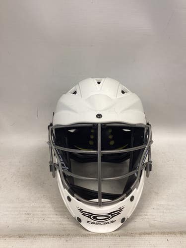 Used Cascade Csr Lacrosse Helmet White One Size 11851-s000045658