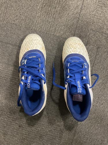 Used Under Armour Bsbl Bb Sb Cleats Bb Sb Cleats Royal Blue Junior 04.5 11614-s000234843