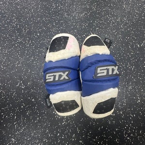 Used Stx Cell Lacrosse Arm Pads Guards Royal Blue Md 11849-s000039041