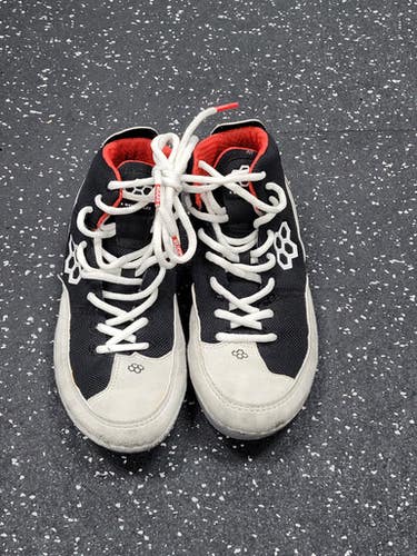 Used Wrestling Shoes White Junior 05 11849-s000039020