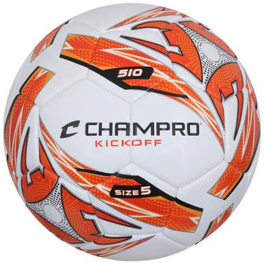 New Champro Kickoff Soccer Ball Orange Size 5 11506-chpsb515woo