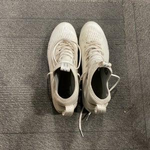 Used Under Armour Adult Fb Cleats White Senior 11 11614-s000234981