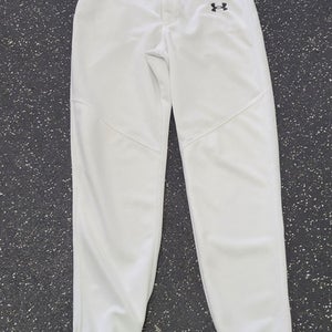 Used Under Armour Baseball Pants Bb Sb Pant Boys White Lg 11849-s000039071