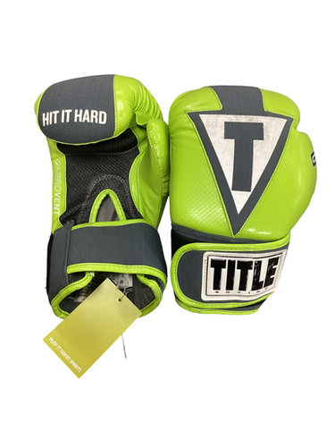 Used Title Boxing Boxing Gloves Green Md 11613-s000180824