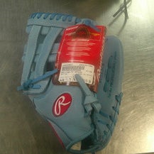 Used Rawlings R9 Series Bb Sb Glove Rh Throw Carolina Blue 11 3 4" 11868-s000069001