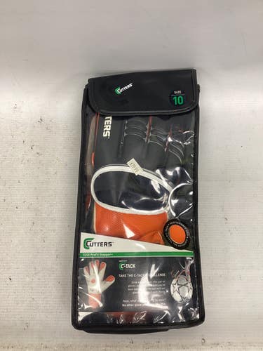 Used Cutters Pro Fit Soccer Goalie Gloves None 10 11851-s000046079