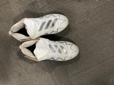 Used Adidas Freak Soccer Cleats White Junior 05 11614-s000235389