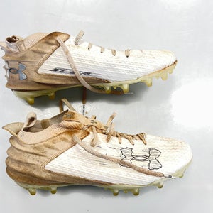 Used Under Armour Adult Fb Cleats White Senior 9 11860-s000308006