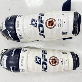 Used Jofa 2500 Senior Shin Guards White 12" 11860-s000308116