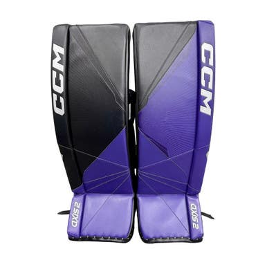 Used Ccm Axis 2 Goalie Leg Pads Senior Purple 35"+1" 11506-s000301759