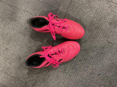 Used Adidas Soccer Cleats Pink Junior 03 11614-s000235703