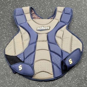 Used Schutt Chest Protector Catchers Chest Protector Navy Blue Adult 11849-s000039329