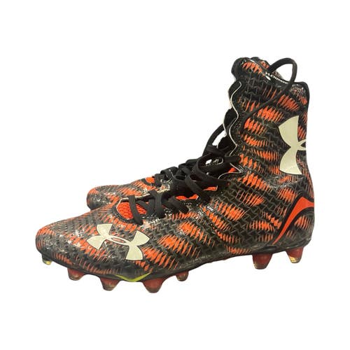 Used Under Armour Adult FB Cleats Orange Senior 9 11859-S000031856