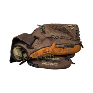Used Mizuno POWER CLOSE BB/SB Glove RH Throw Brown 11" 11859-S000031865