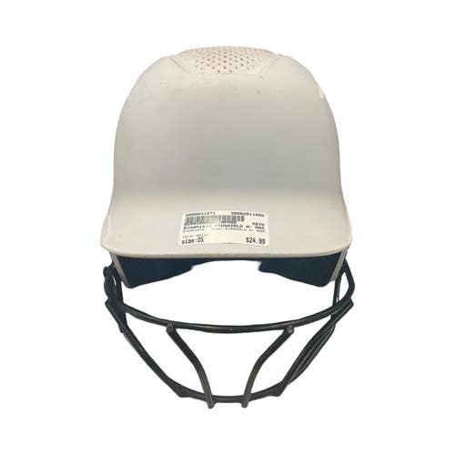 Used Evoshield EVOSHIELD W/ MASK Batting Helmet w/Mask White One Size 11859-S000031871