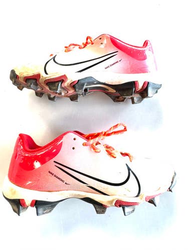 Used Nike Softball Bb Sb Cleats Red Junior 04 11860-s000308472