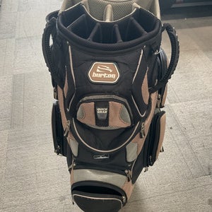 Used Burton Cart Bag Mens Cart Bag Brown And Black 11614-s000235942
