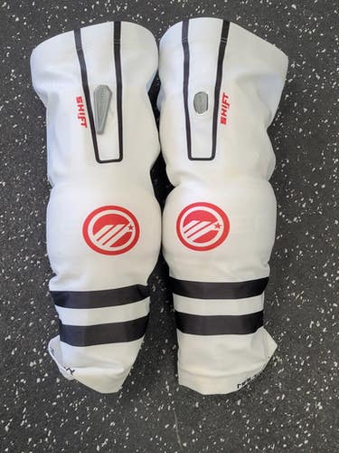 Used Maverik Maverik Shift Lacrosse Arm Pads Guards White Xl 11849-s000039505
