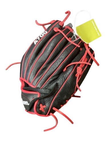 Used Wilson A700 Bb Sb Glove Lh Throw Black 12" 11846-s000104218