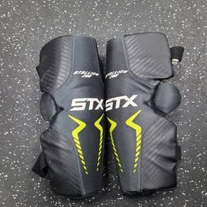 Used Stx Stallion 200 Lacrosse Arm Pads Guards Grey Lg 11849-s000039559